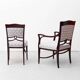 2 chaises Art Nouveau originales vers 1900/1905