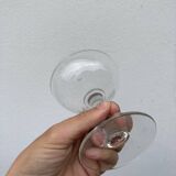 4 blown glasses / antique cups