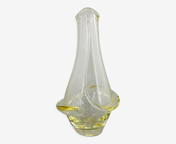 Vase design du milieu du siècle par Frantisek Zemek pour Mstisov Glassworks, années 1960