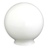 French Vintage White Opaque Glass Medium Replacement Glass Globe Shade 205