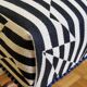 Vintage reupholstered solid wood footboard bench, kirkbydesign publisher fabric, 88 cm