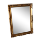 Miroir en bois doré biseauté