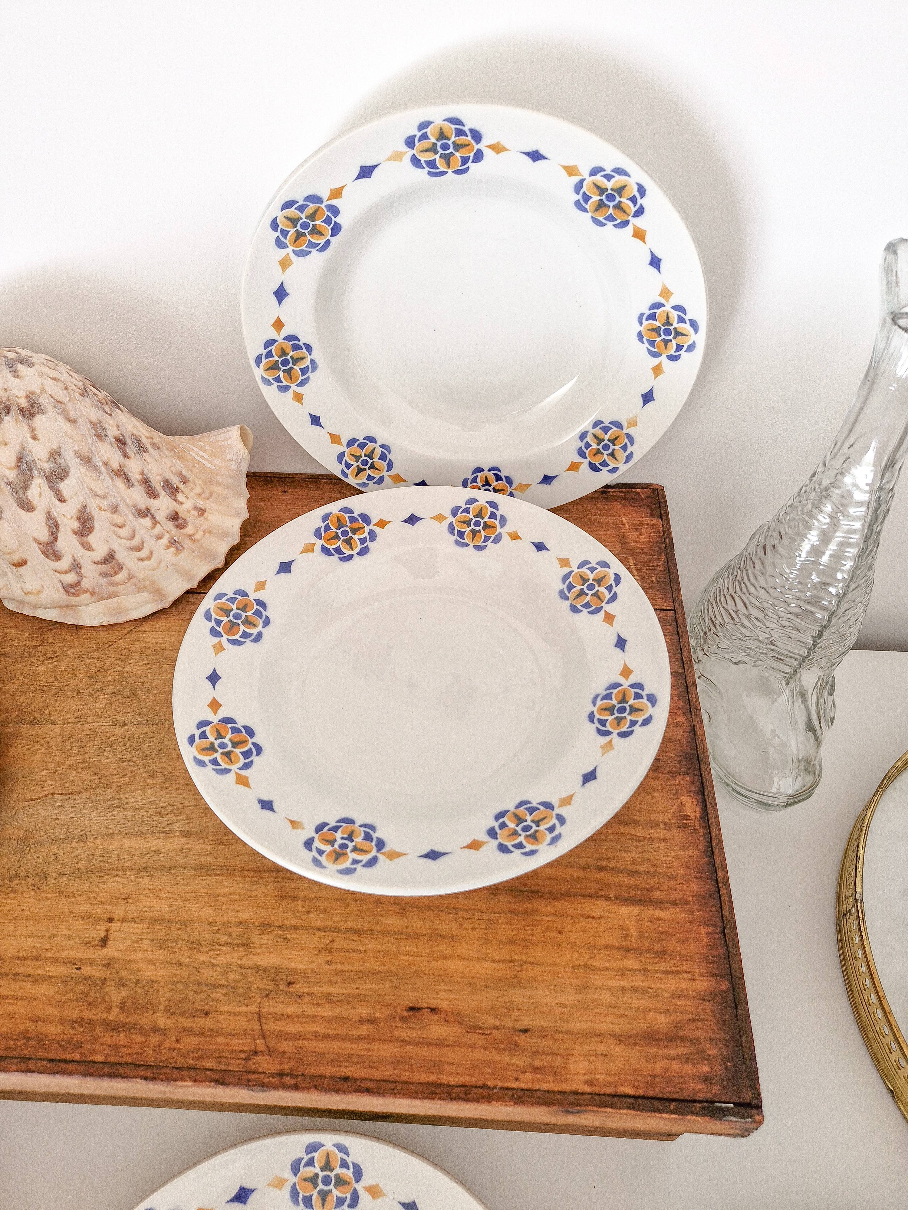 Set of 5 deep plates Moulin des Loups