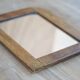 Vintage mirror, wooden mirror, old mirror, table mirror