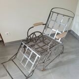 Wilson adjustable deck chair produced in 1871.