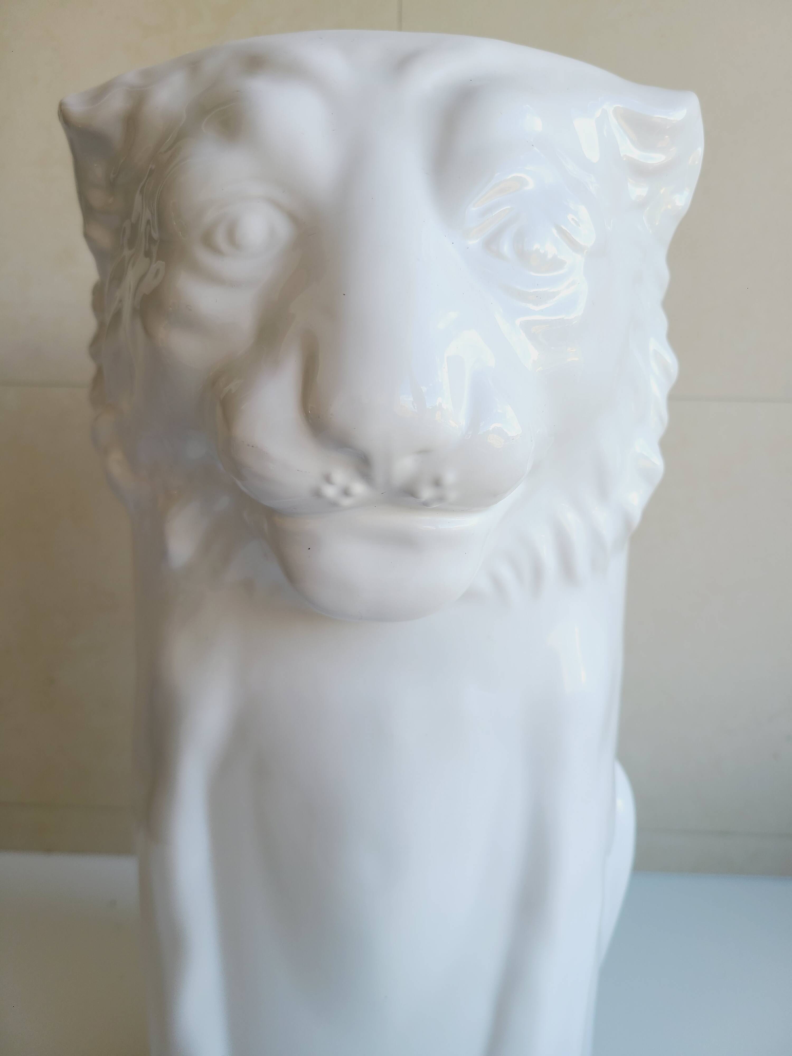 porte parapluie italien vintage en céramique