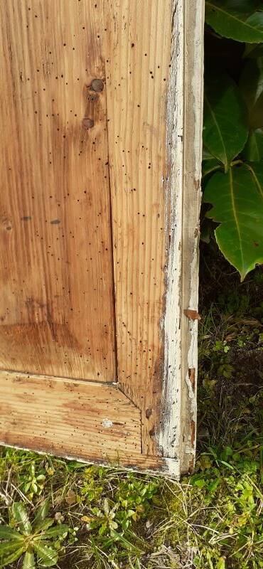 Small cupboard door 61.5x63.5cm old hardware