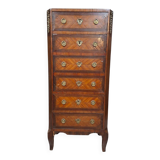 Secretary in a week planner style from the Louis XVI period in marquetry (to be restored)