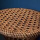 Tabouret diabolo osier vintage