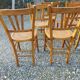 6 wooden bistro chairs, Luterma style