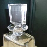 Bohemian crystal whiskey decanter Flat model