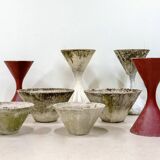 Pair of Willy Guhl planters, 1960s