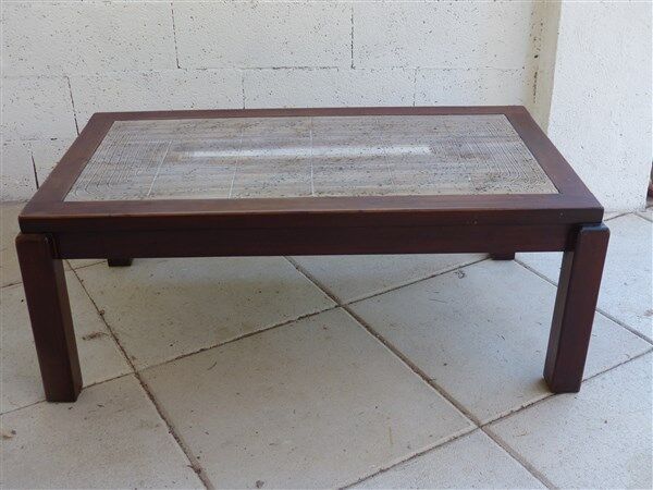 Coffee table Vallauris Jean d'Asti design 1960