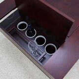 Table basse desserte vintage modulable avec bar 1960