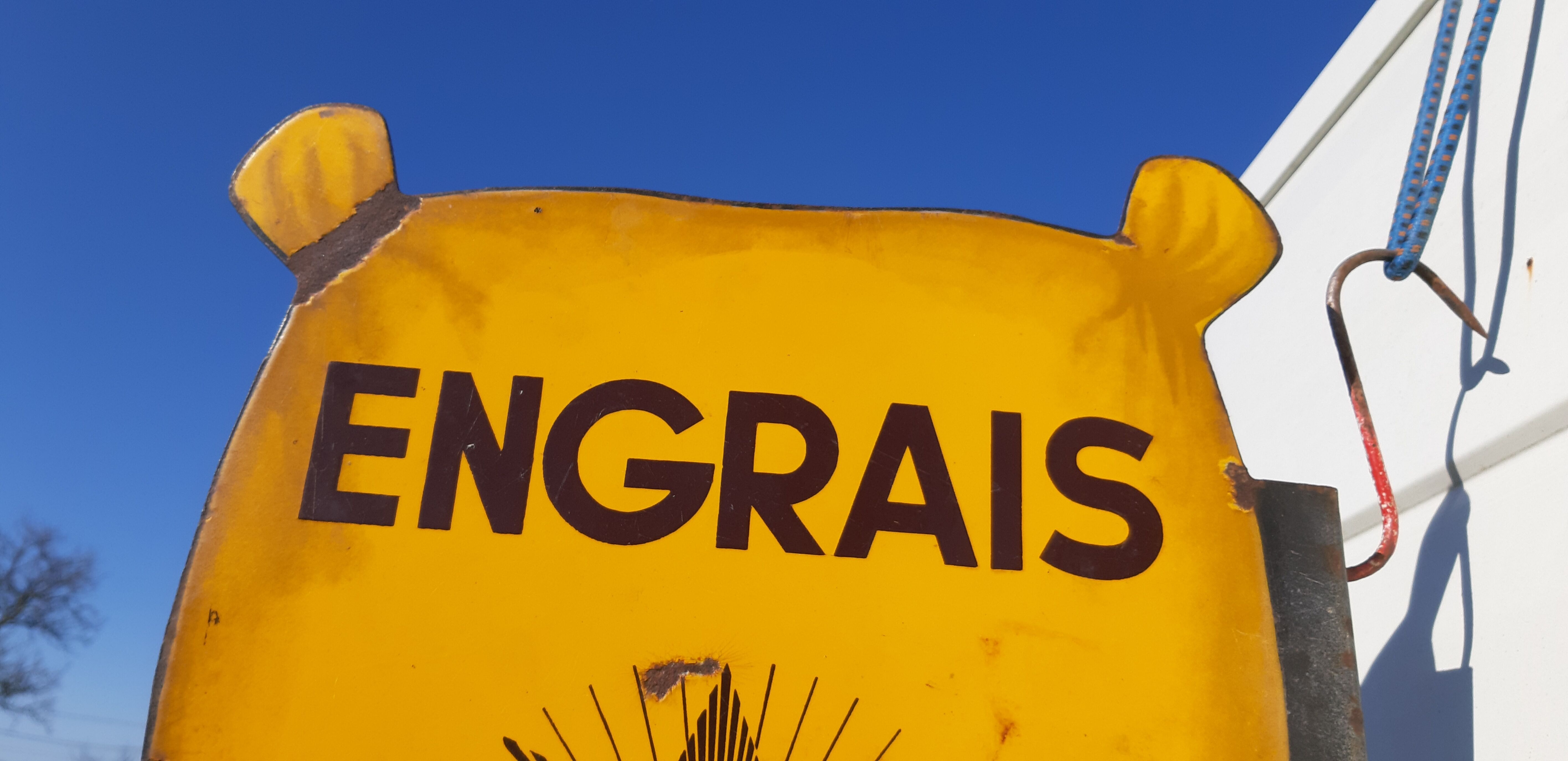 Enamelled plate Kuhlmann