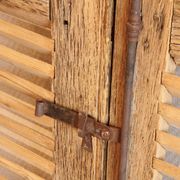 Pair of pickled wooden shutters