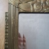 Large Art Deco mirror gilded wood  77x40cm