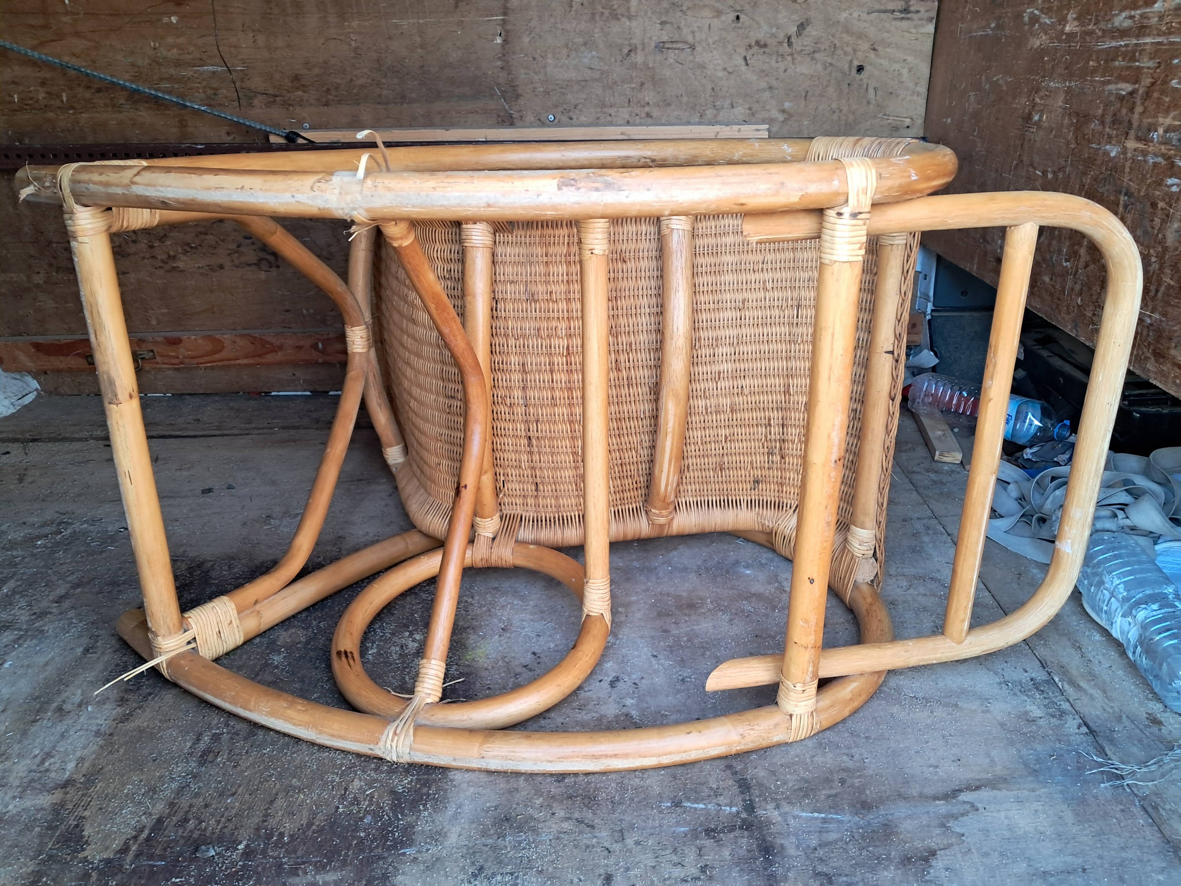 wicker rocking chair