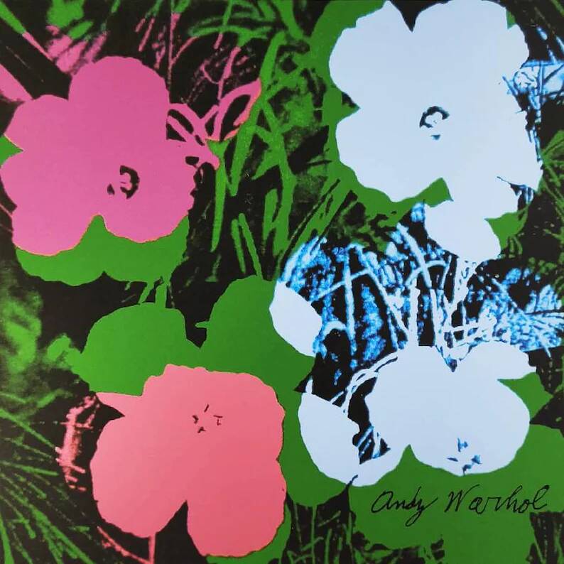 1980s Andy Warhol "Flowers" Limited Edition Lithograph by CMOA