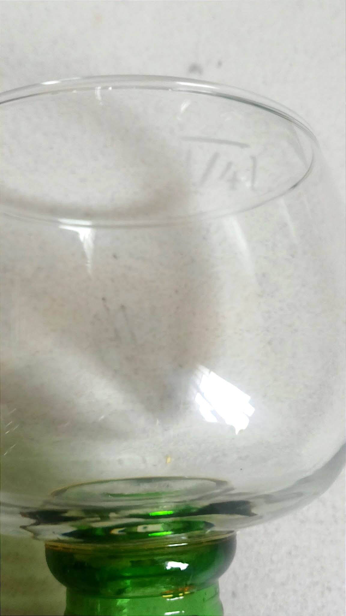 Set of 10 Alsatian Roemer glasses from the 1970s, height 16 cm.