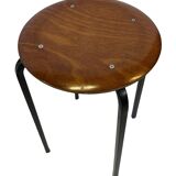 Set of 4 Vintage stools - work stool - Eromes Marko - 60s minimalist design