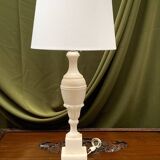 Table lamp. White marble.
