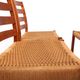 Niels Otto Møller Model 408, Set of 4 Teak Papercord Dining Chairs for J.L.
