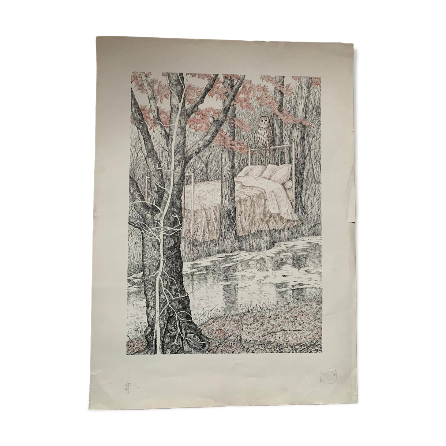 Lithograph - Stanislao Lepri - 1974