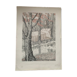 Lithograph - Stanislao Lepri - 1974