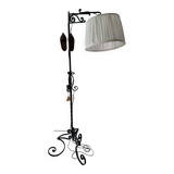 Wrought iron floor lamp