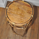Hot seat in rattan and wicker