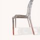 Chaise transparente monobloc en polycarbonate