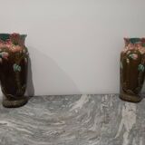 set of 2 art deco vases
