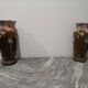 set of 2 art deco vases