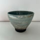 Celadon raku bowl