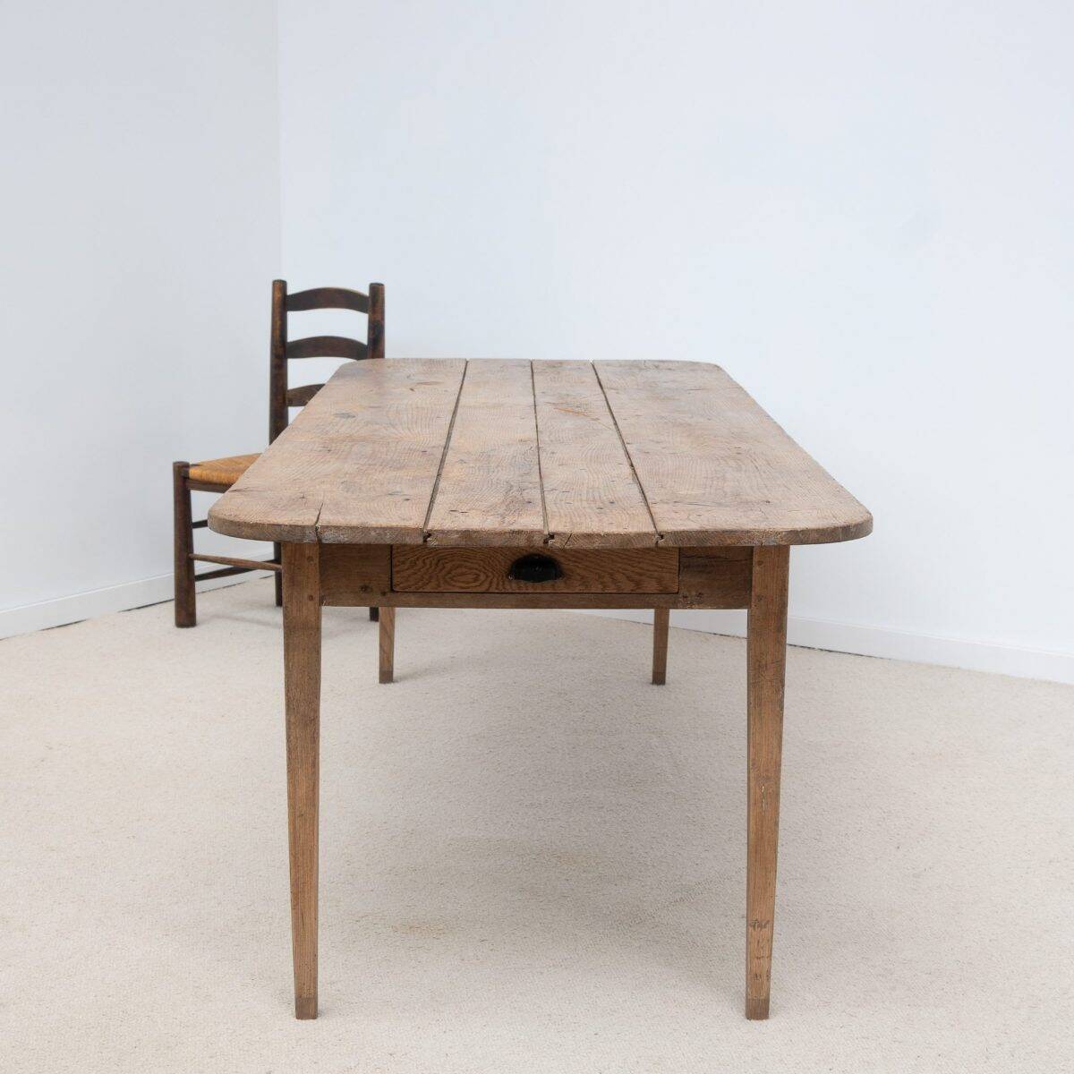 Antique oak farmhouse table – 19th century