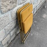 Two folding chairs, Lafuma, France, 1970