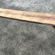 Large wooden bench, red oak, early 20th century.