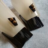 Lucite sconces 1960