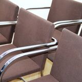 Suite de 8 fauteuils de bureau BRNO 2, Knoll