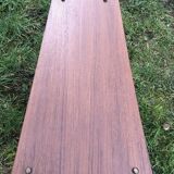 Table basse teck avec porte revue années 60