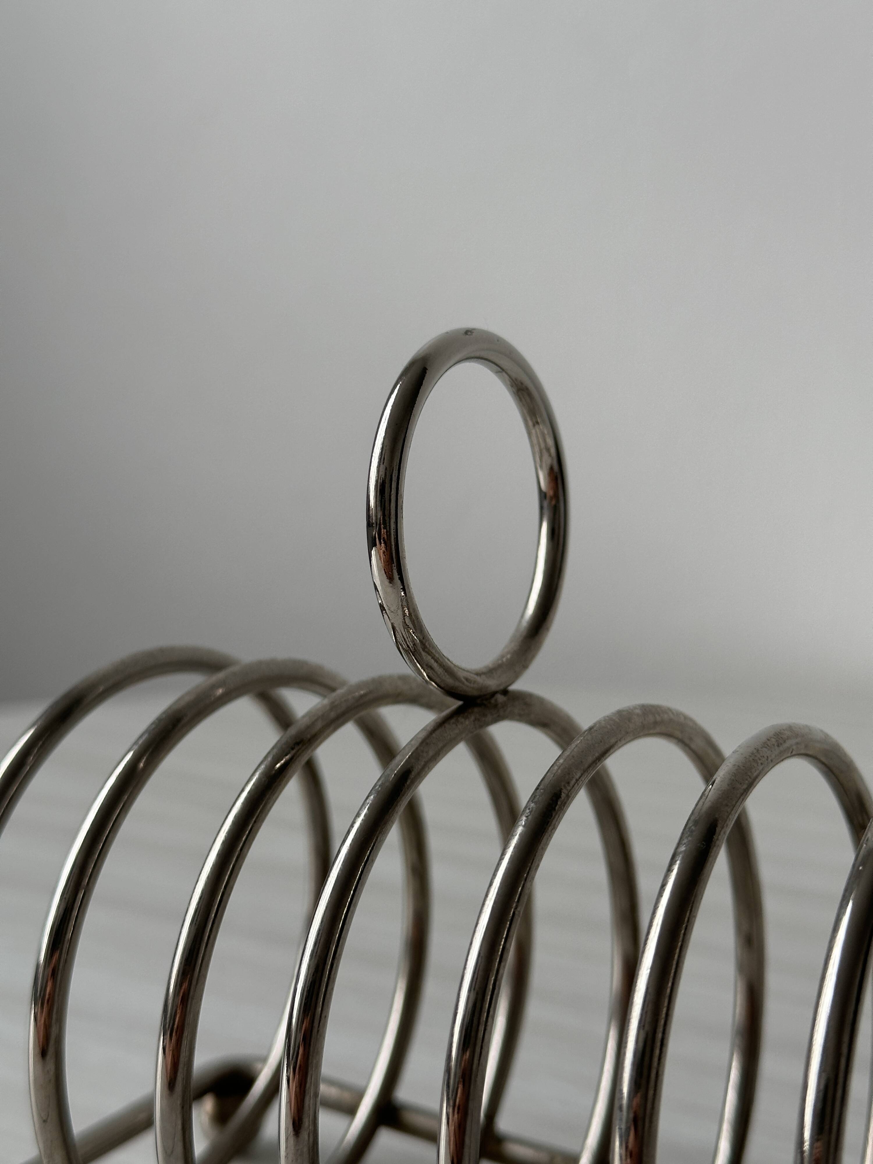 Old metal toast rack