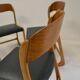 Suite de 4 chaises Baumann modèle Traineau