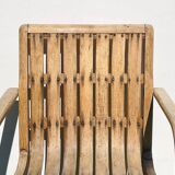 Vintage 1960s Wooden Children's Armchair