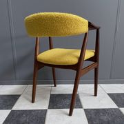 Chaise Thomas Harlev modèle 213 en Boucle jaune