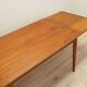 Table en chêne, design danois, années 1970, production : Danemark