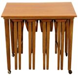 Nesting tables Poul Hundevad vintage mid century