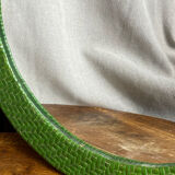 Wicker mirror