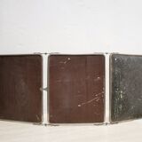 Vintage beveled triptych barber mirror