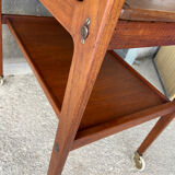 Teak kitchen trolley